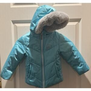 Girls Outdoor Gerry 3T Shell Blue Zip Up Jacket